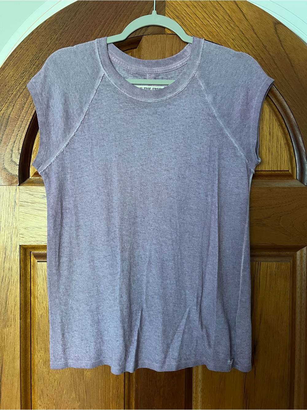Free People We The Free Riley Tee Size Small RT $48 Purple